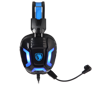 Slika - Sades Element SA-702 Gaming črne/modre, slušalkez mikrofonom