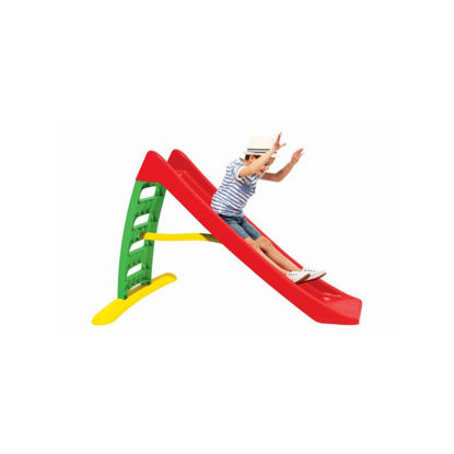 Dohany 463 velik tobogan za otroke (170 cm) rdeč/zelena lestev