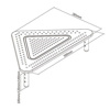 Slika - Gembird MS-TABLE-02 nastavljivo trikotno stojalo za monitor