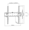 Slika - Gembird WM-55T-02 32”-55” nagibni stenski nosilec za TV