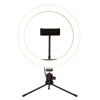 Slika - Powerton 10" (26cm) White LED Ring light, držalo za telefon tripod