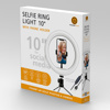Slika - Powerton 10" (26cm) bel LED Ring light + Marvo MIC-03, stream komplet