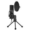Slika - Powerton 10" (26cm) bel LED Ring light + Marvo MIC-03, stream komplet