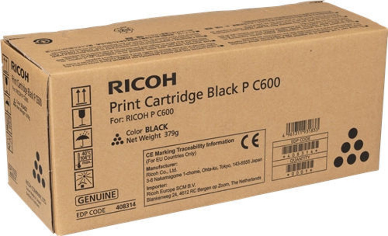 Slika - Ricoh PC600 (408314) črn, originalen toner