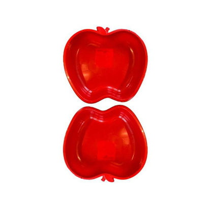Dohany peskovnik v obliki jabolka 2x Rdeča