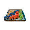Slika - Set plišastih dinozavrov (12 kosov) 16cm 4 vrste - T-rex, Brachiosaurus, Stegosaurus, Triceratops