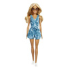 Slika - Mattel Barbie Fashionista Model modra obleka s sončnimi očali  (GRB65)