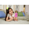Slika - Mattel Barbie Fashionistas Model rjavolaska v pikčasti obleki (GRB62)