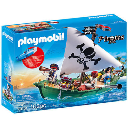 Playmobil Piratska ladja s podvodnim motorjem (70151)