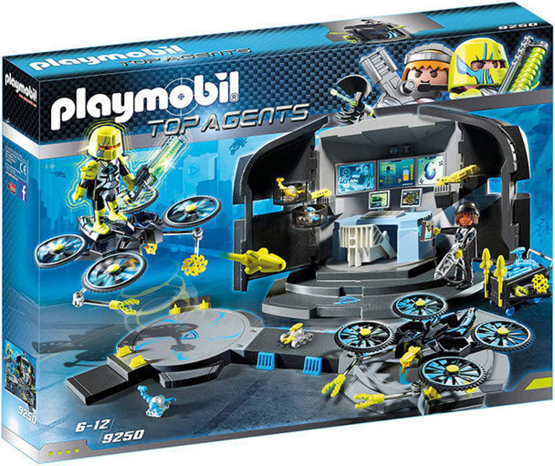 Slika - Playmobil Top Agents - Dr. Drone Poveljniški center (9250)