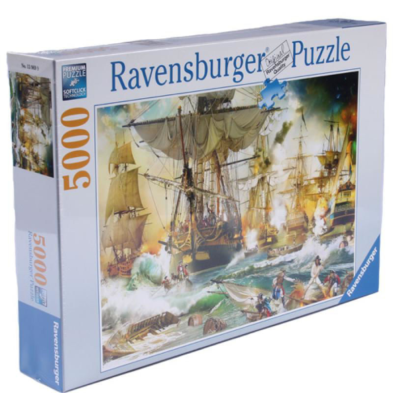 Slika - Ravensburger Puzzle -Bitka na odprtem morju  5000 kosov (13969)