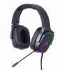Slika - Gembird GHS-SANPO-S300 USB 7.1 Gaming RGB črne, slušalke z mikrofonom