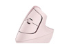 Slika - Logitech Lift Vertical ergonomska roza, ergonomska brezžična miška