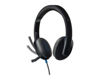 Slika - Logitech H540 (981-000480) 2.0 črne, slušalke z mikrofonom