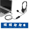 Slika - Ewent EW3565 USB črne, slušalke z mikrofonom