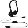 Slika - Logitech LOGI PC 960 2.0 USB (981-000100) črne, pisarniške slušalke z mikrofonom
