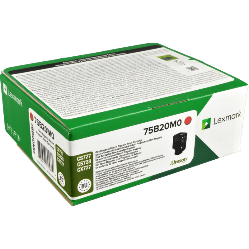 Slika - Lexmark 75B20M0 škrlaten, originalen toner