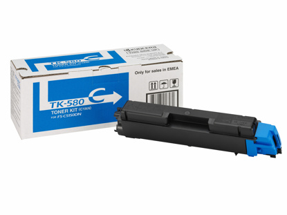 Kyocera TK-580C moder, originalen toner