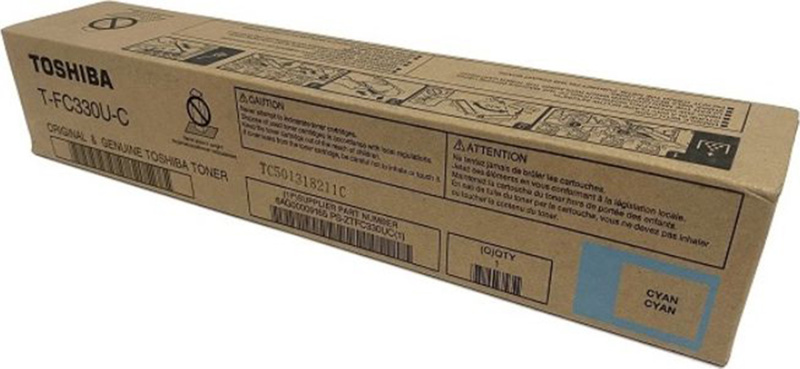 Slika - Toshiba T-FC330EC (6AG00009130) moder, originalen toner