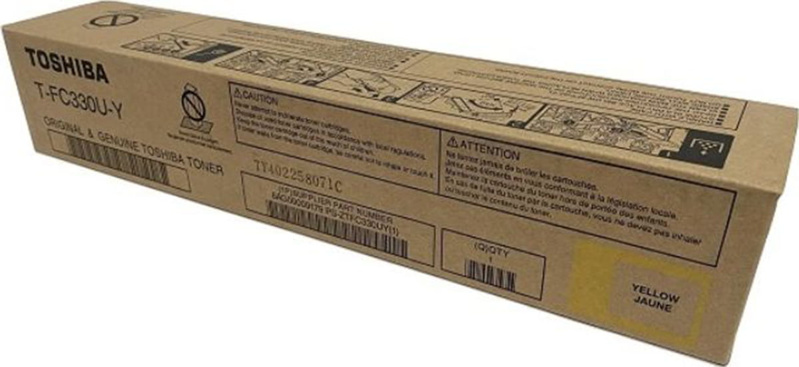 Slika - Toshiba T-FC330EY (6AG00009143) rumen, originalen toner