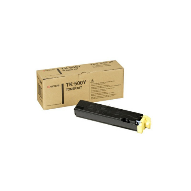 Slika - Kyocera TK-500 Y (370PD3KW) rumen, originalen toner
