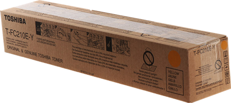 Slika - Toshiba T-FC210EY (6AJ00000168) rumen, originalen toner