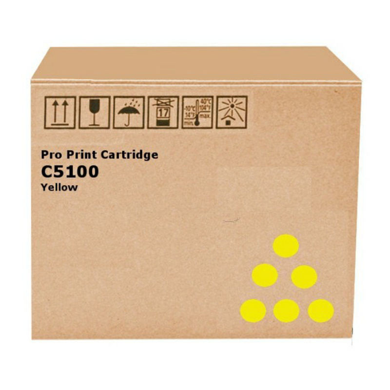 Slika - Ricoh C5100 Y (828226) rumen, originalen toner