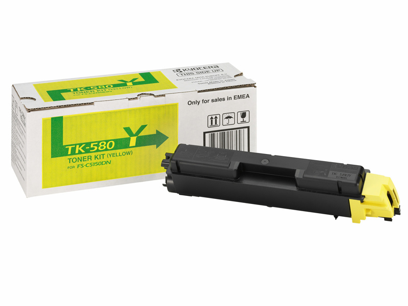 Slika - Kyocera TK-580Y rumen, originalen toner