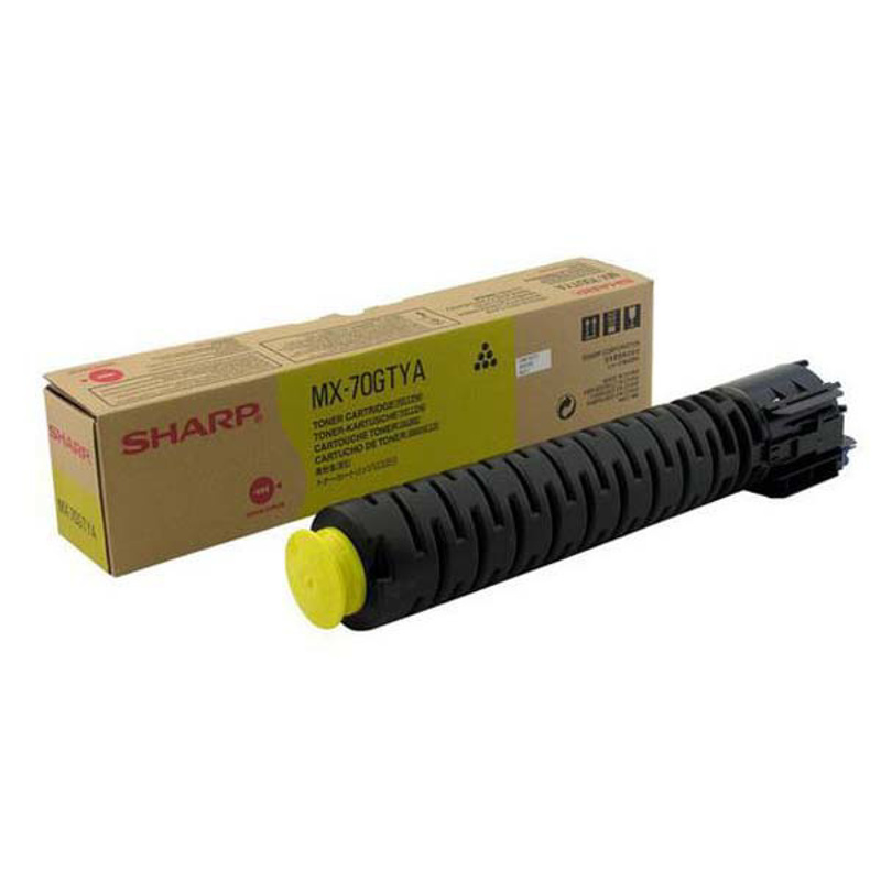 Slika - Sharp MX70GTYA rumen, originalen toner