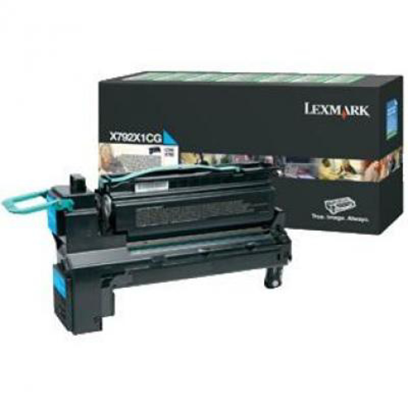 Slika - Lexmark X792X1CG moder, originalen toner