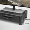 Slika - ACT AC8215 Monitor stand + 2x predalnik črn, Monitor stojalo