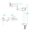 Slika - Arctic X1 AEMNT00061A LCD 40 - 43", namizni nosilec za monitor