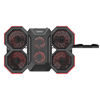 Slika - Marvo FN-41 backlit (ventilator) - 17" 2-port HUB črn/Red, stojalo za prenosnik