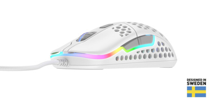 Cherry Xtryfy M42 RGB (M42-RGB-WHITE) bela ultra lahka igralana miška