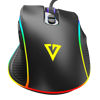Slika - Modecom Volcano Veles RGB M-MC-VELES-100 črna igralna miška