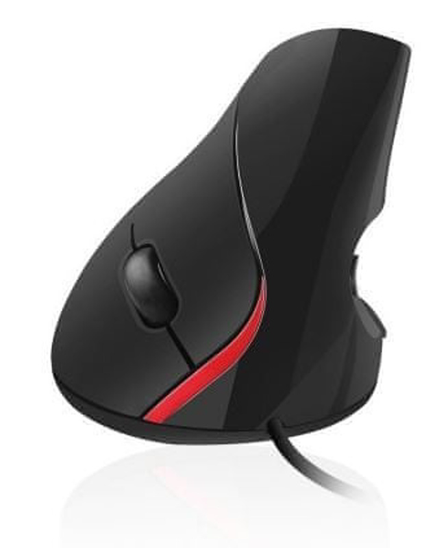 Slika - Ewent EW3156 Vertical črna ergonomska miška
