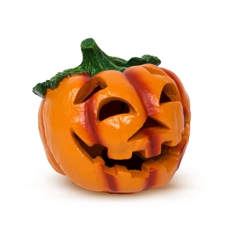 Slika - LED lampa za noč čarovnic - buča - 15 x 15 cm