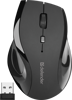 Slika - Defender Accura MM-295 črna ergonomska brezžična miška