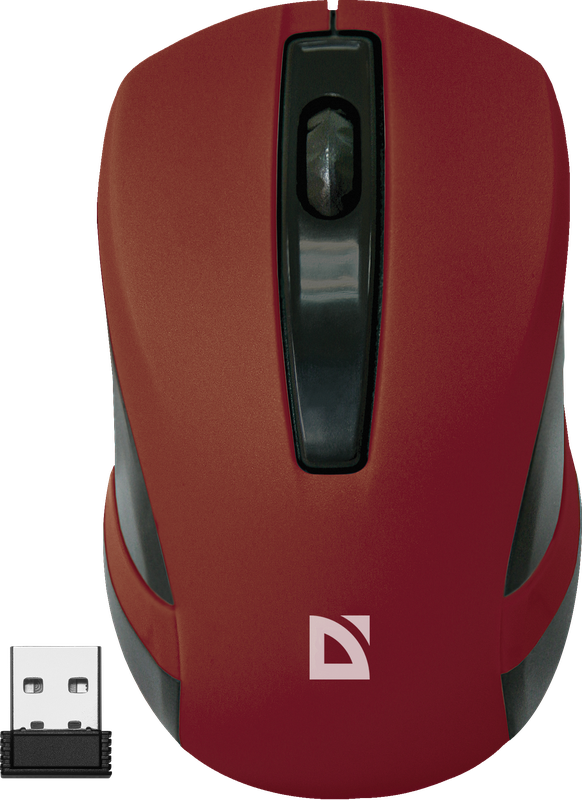 Slika - Defender MM-605 rdeča brezžična miška