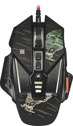 Defender sTarx GM-390L RGB črna gaming miška