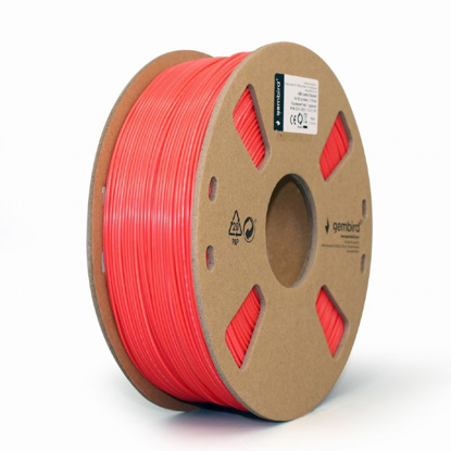 3D filament Gembird 3DP-ABS1.75-01-FR ABS 1.75mm 1kg plemensko rdeča