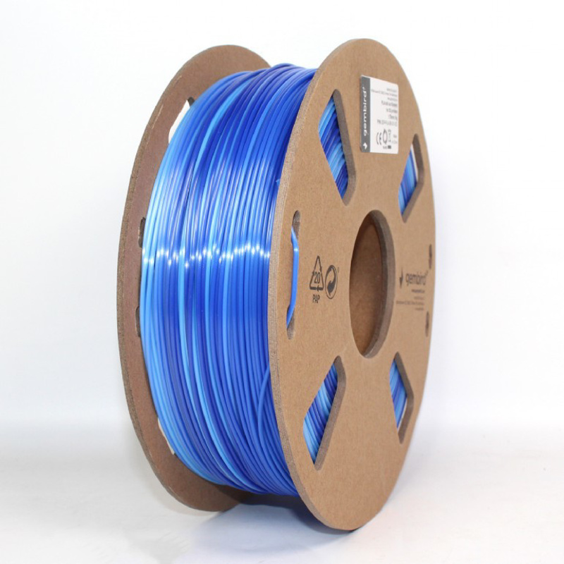 Slika - 3D filament Gembird 3DP-PLA-SK-01-ICE PLA svila 1,75mm 1kg ledeno modra/ temno modra