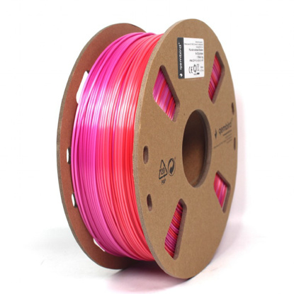 3D filament Gembird 3DP-PLA-SK-01-RP PLA svila Rainbow 1,75mm 1kg rdeča vijolična