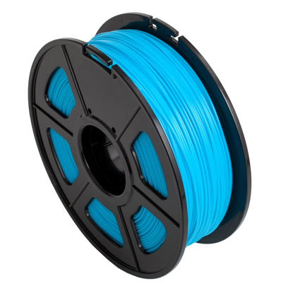 3D filament ABS 1,75 mm sveti v temi 1kg modra