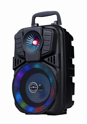 Gembird SPK-BT-LED-01 črn Bluetooth prenosni zvočnik