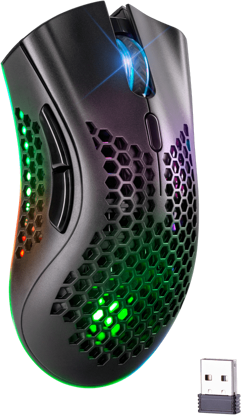 Defender Warlock GM-709L z RGB, 400mAh baterijo (52709), brezžična gaming miška