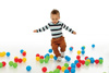 Slika - Dohany Otroške mini barvne plastične žogice (100kos)