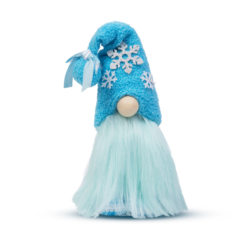 Slika - Božični skandinavski škratek - 23cm - moder