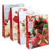 Slika - Božične darilne vrečke XL - papir - 330 x 102 x 457 mm - 4 vrste / komp.