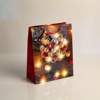 Slika - Novo letna darilna vrečka L s LED lučkami 178 x 102 x 228 mm - 2 vrstI / komp.,  HAPPY NEW YEAR